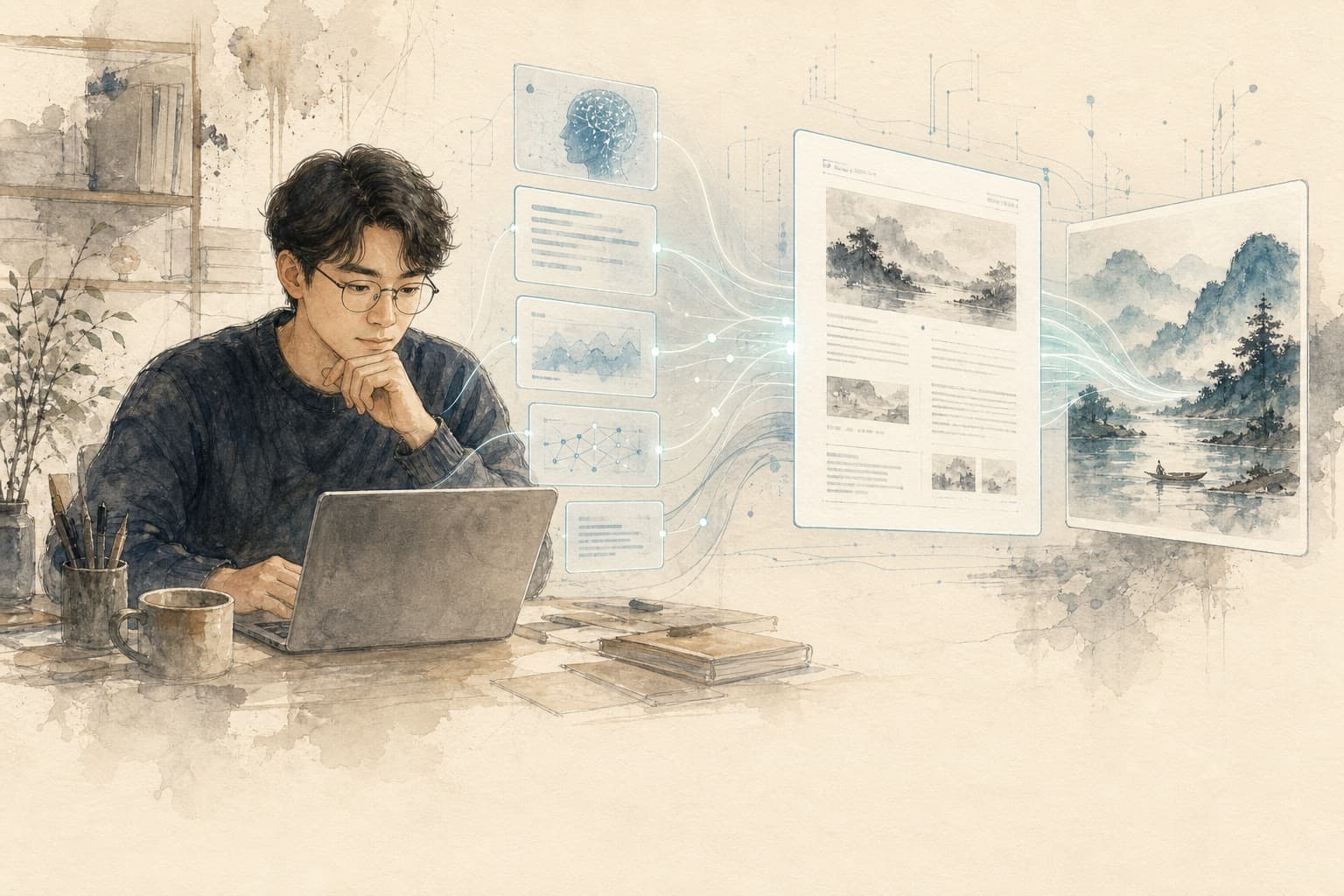创作者把 AI 工具连接成实际工作流